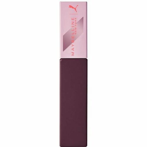 фото Губная помада maybelline new york х puma super stay matte ink стойкая матовая жидкая тон 13 fierce 5 мл