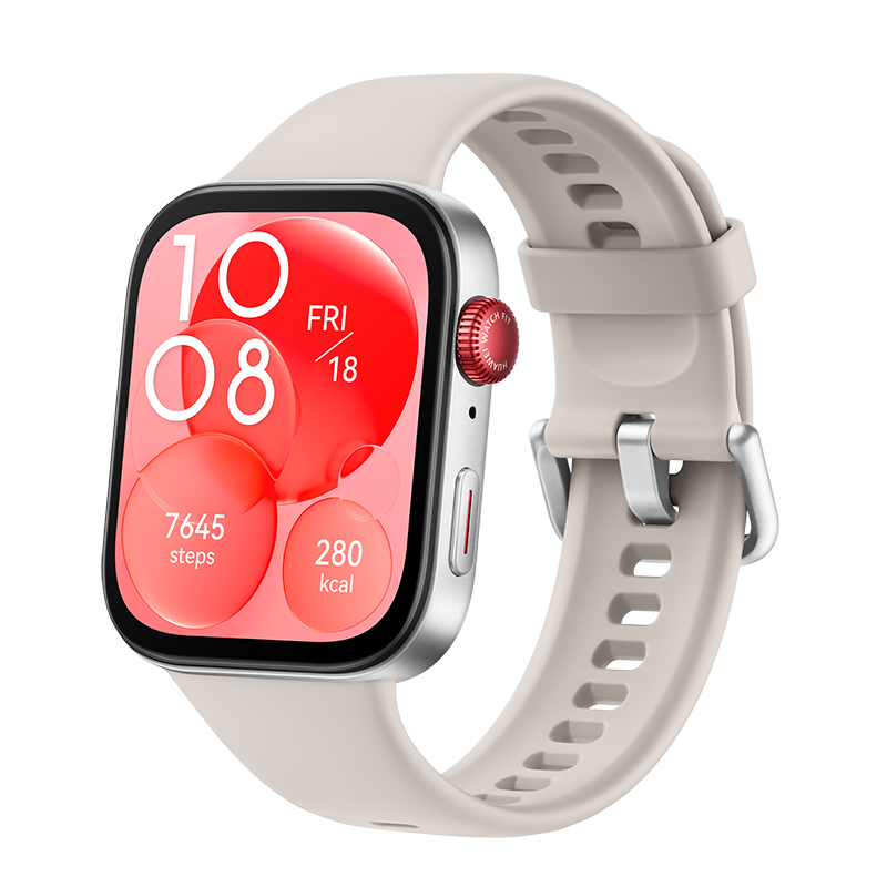 Умные часы HUAWEI Watch Fit 3 43.2 мм GPS Global для РФ, белый