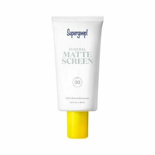 Матирующий солнцезащитный крем Supergoop Mineral Mattescreen SPF 30, 45 мл
