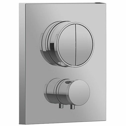 Смеситель Almar Core для душа встраиваемый термостатический с кнопочным управлением для 2-х потребителей цвет хром E176682 CR 69850₽