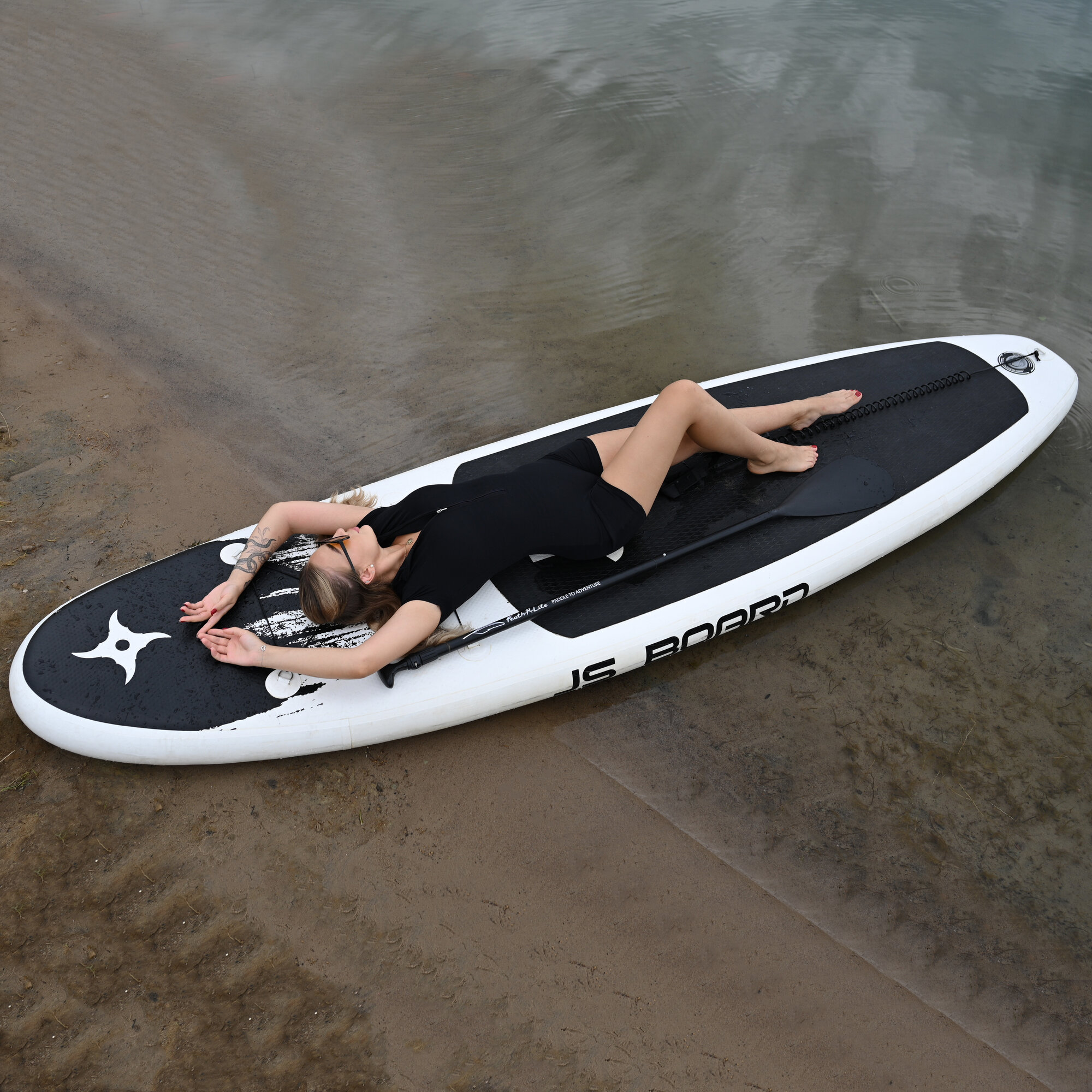 SUP-доска FunWater Ninja 335х81х15 см, до 180 кг, полный комплект — фото 1