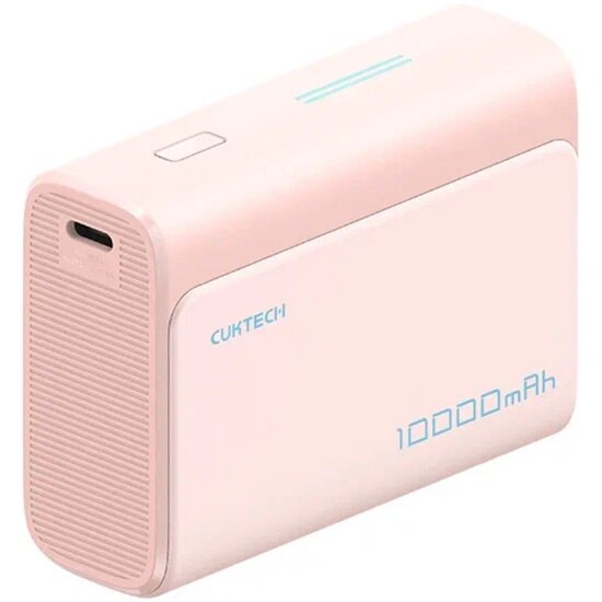 Внешний аккумулятор Cuktech PB100 Pink10000 мАч 30Вт 3A QC 3.0 PD3.0 1xUSB-A+1xType-C