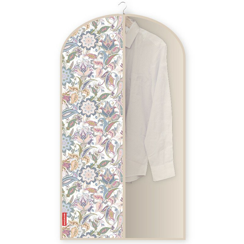 Чехол для одежды Hausmann Paisley 60x100см бежевый