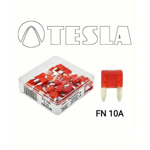 фото Предохранитель флажковый стандартный mini fn 10a "tesla" (5шт)