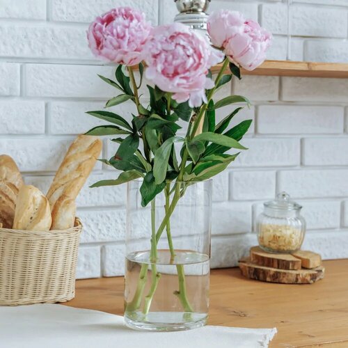 Стеклянная ваза Трубка 30 1015₽