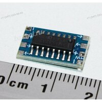 EM-912 RS232 TTL Converter module, Адаптер интерфейсный, (на MAX3232, 120 кбит / c, пит. 3 .5 В)