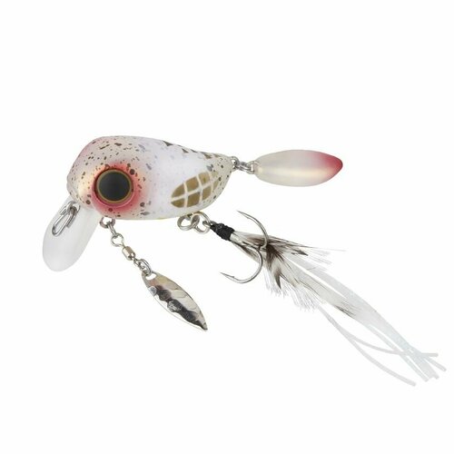 Воблер Jackall Micro Tappy 54F цвет Muddy Shirohitori - убойная приманка по белому хищнику и окуню