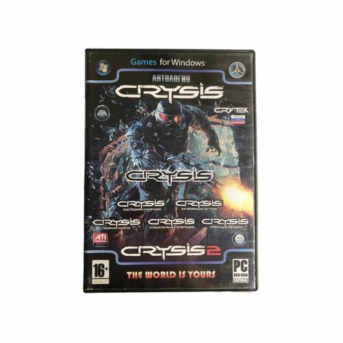 Игра PC DVD-Rom Crysis 12 Антология Shooter Стрелялка Crytek 2007 1861₽