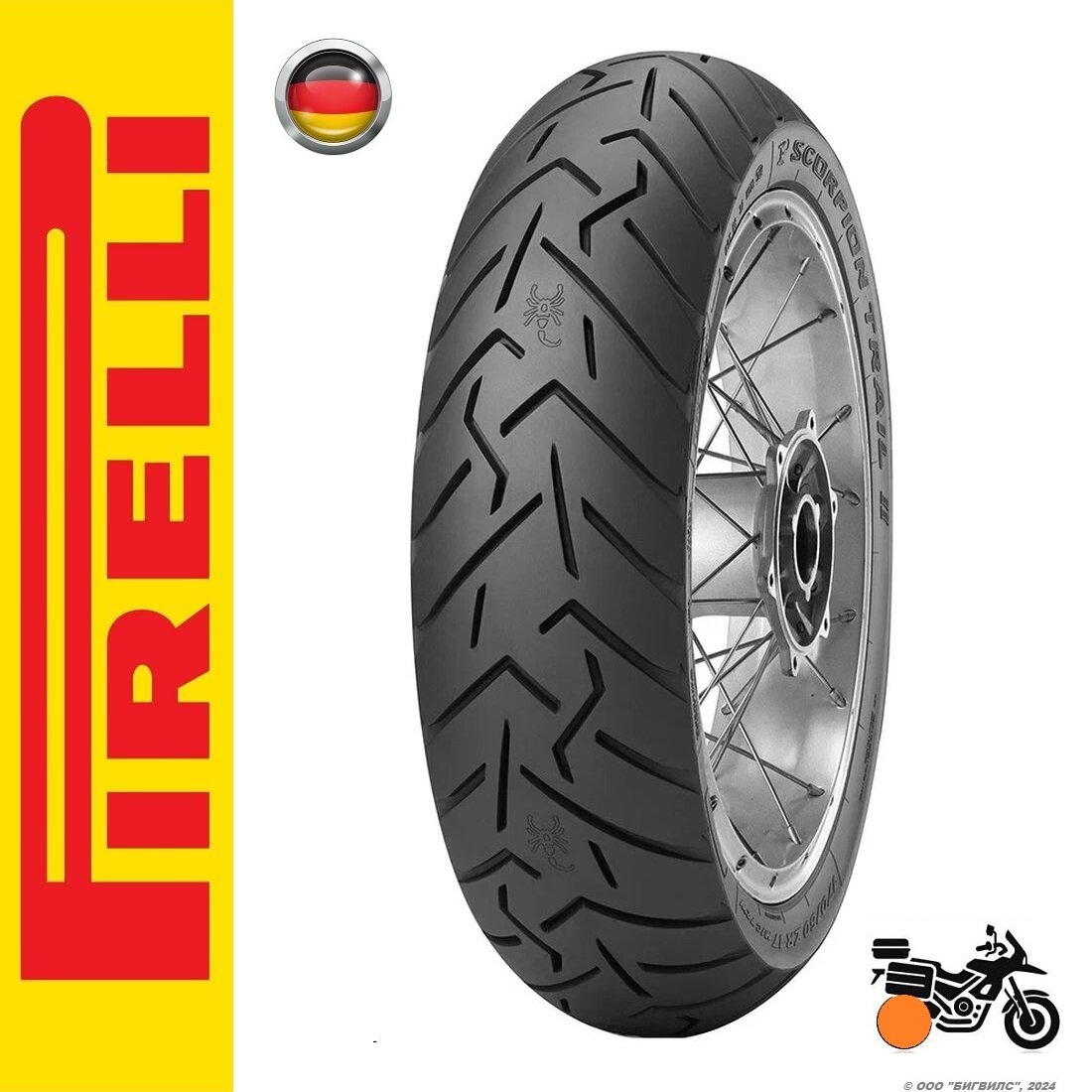 Мотошина / шина для мотоцикла Pirelli Scorpion Trail 2 170/60R17 72V TL