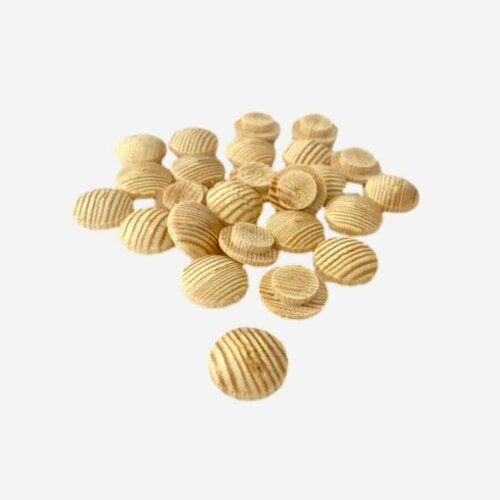 Заглушка деревянная на отверстие 10мм 25шт заглушка-вставка 500₽