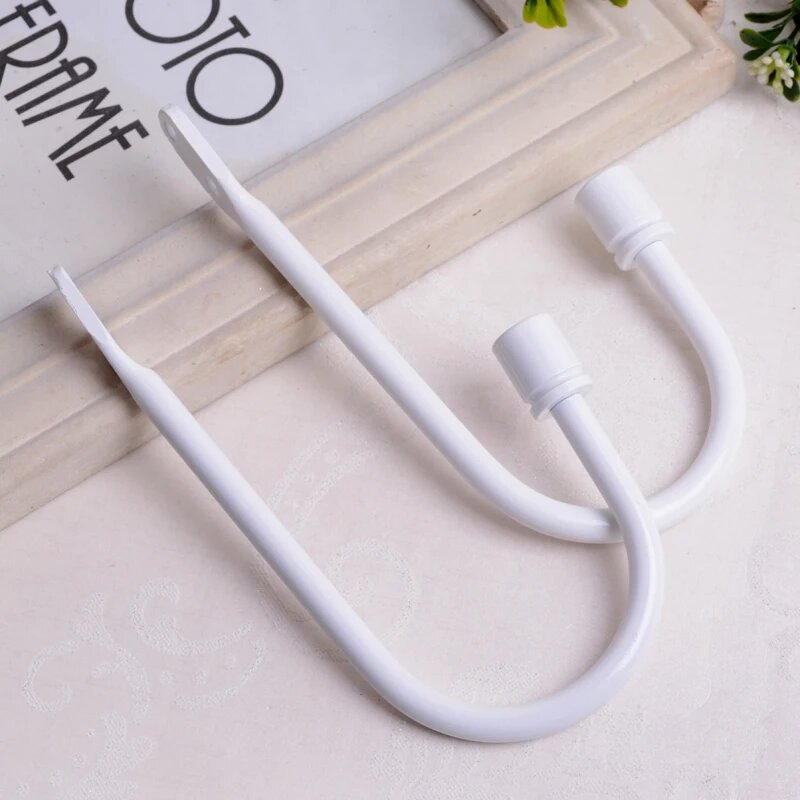 Крючки для штор U-образные сталь 2 шт Белый