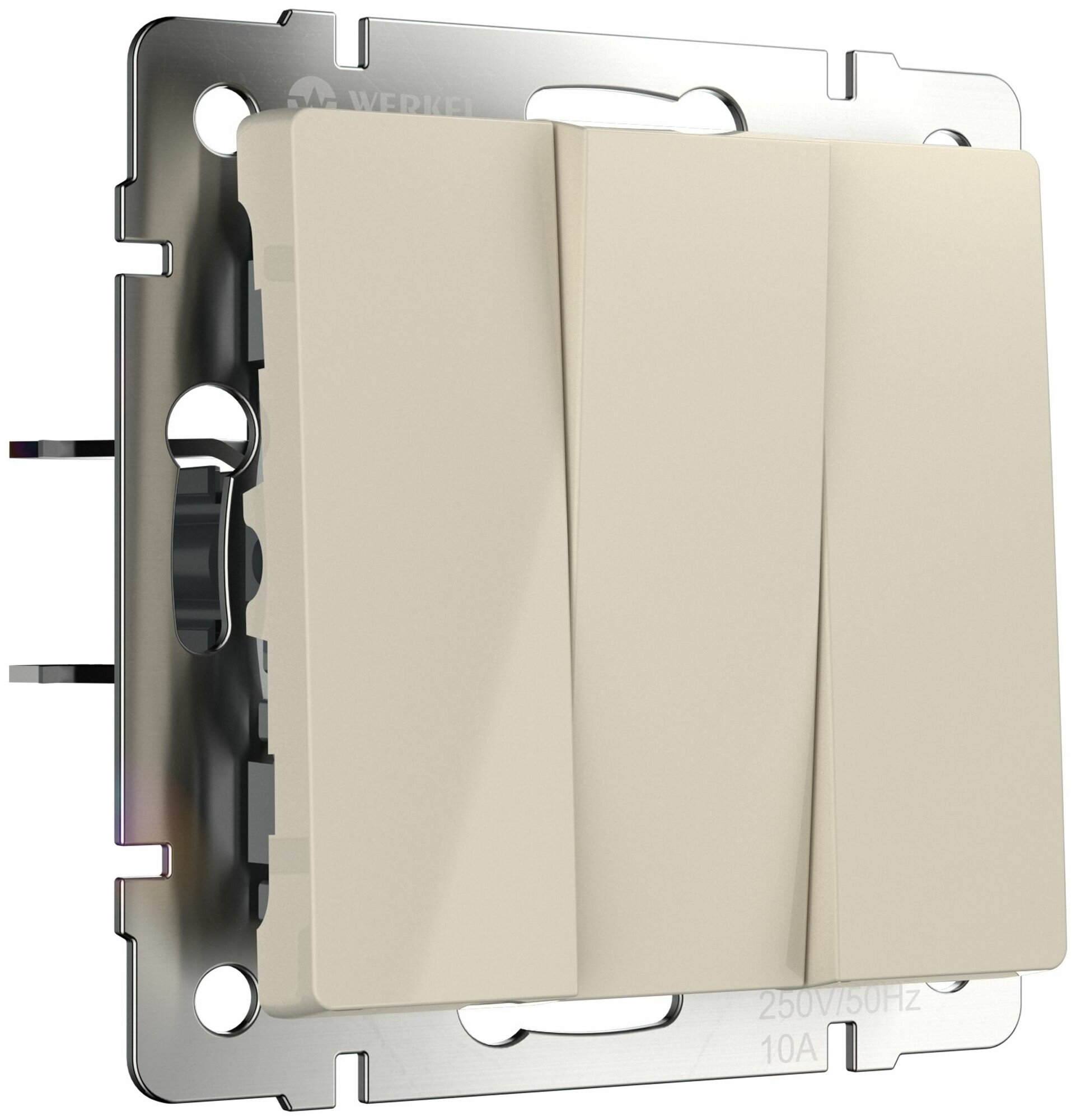 Клавиши для выключателя трехклавишного слоновая кость W1130003 Цвет арматуры: Слоновая кость