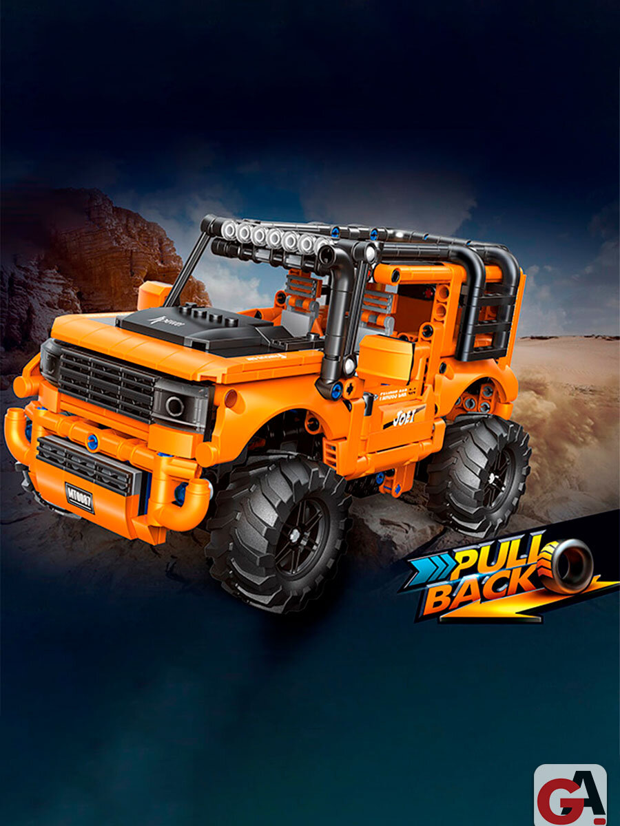 Конструктор "Техник", внедорожник 4x4, сборная модель, 860 элементов — фото 1