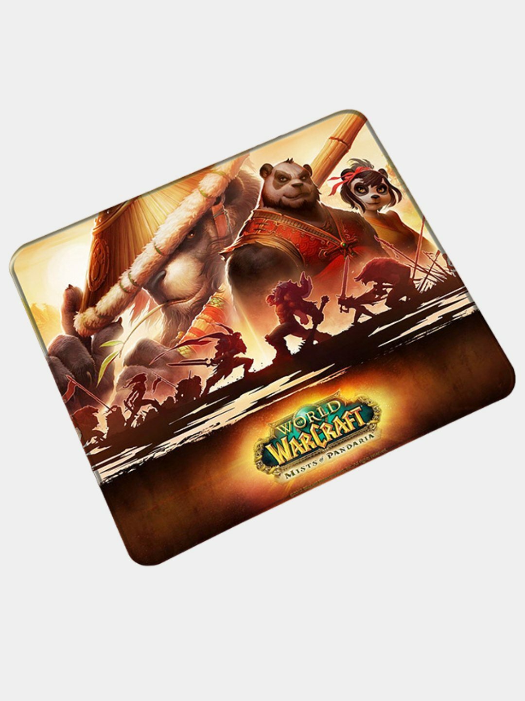 Коврик игровой компьютерный для мыши World of Warcraft, 300 * 250 мм, Золотистый_хаки