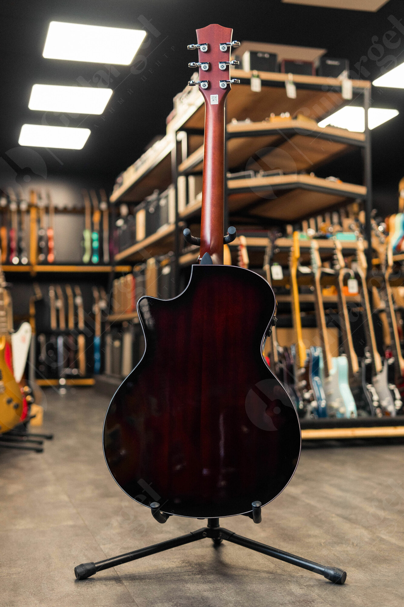 Трансакустическая гитара Kepma F1E GA WA с чехлом — фото 1