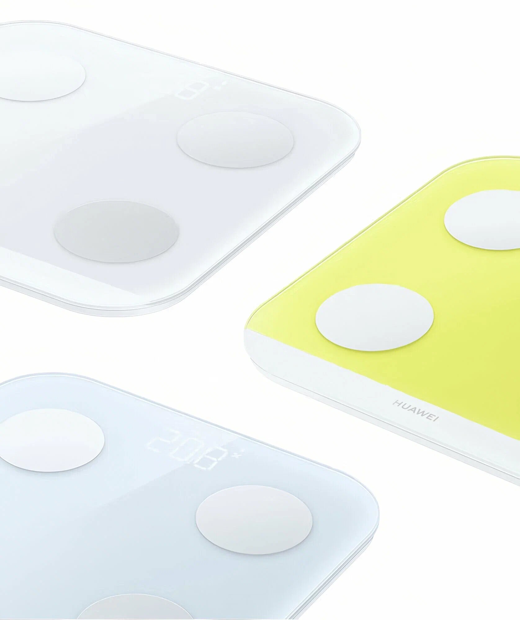 Электронные весы HUAWEI Scale 3 с подключением к Bluetooth, голубой — фото 1