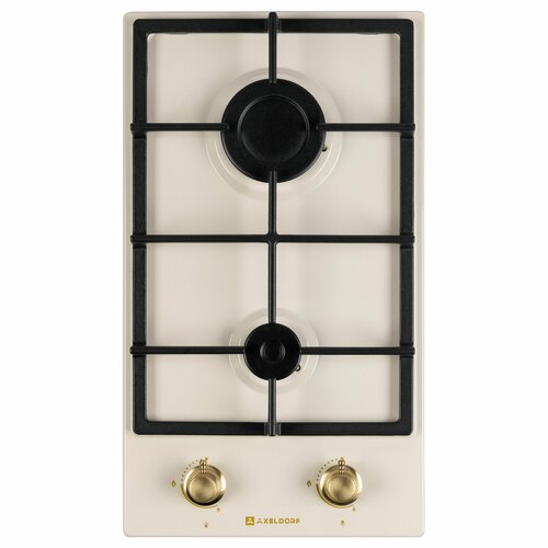 Варочная поверхность газовая AXELDORF GH-0302 RETRO 30 см эмаль газ-контроль чугунная решетка 17399₽