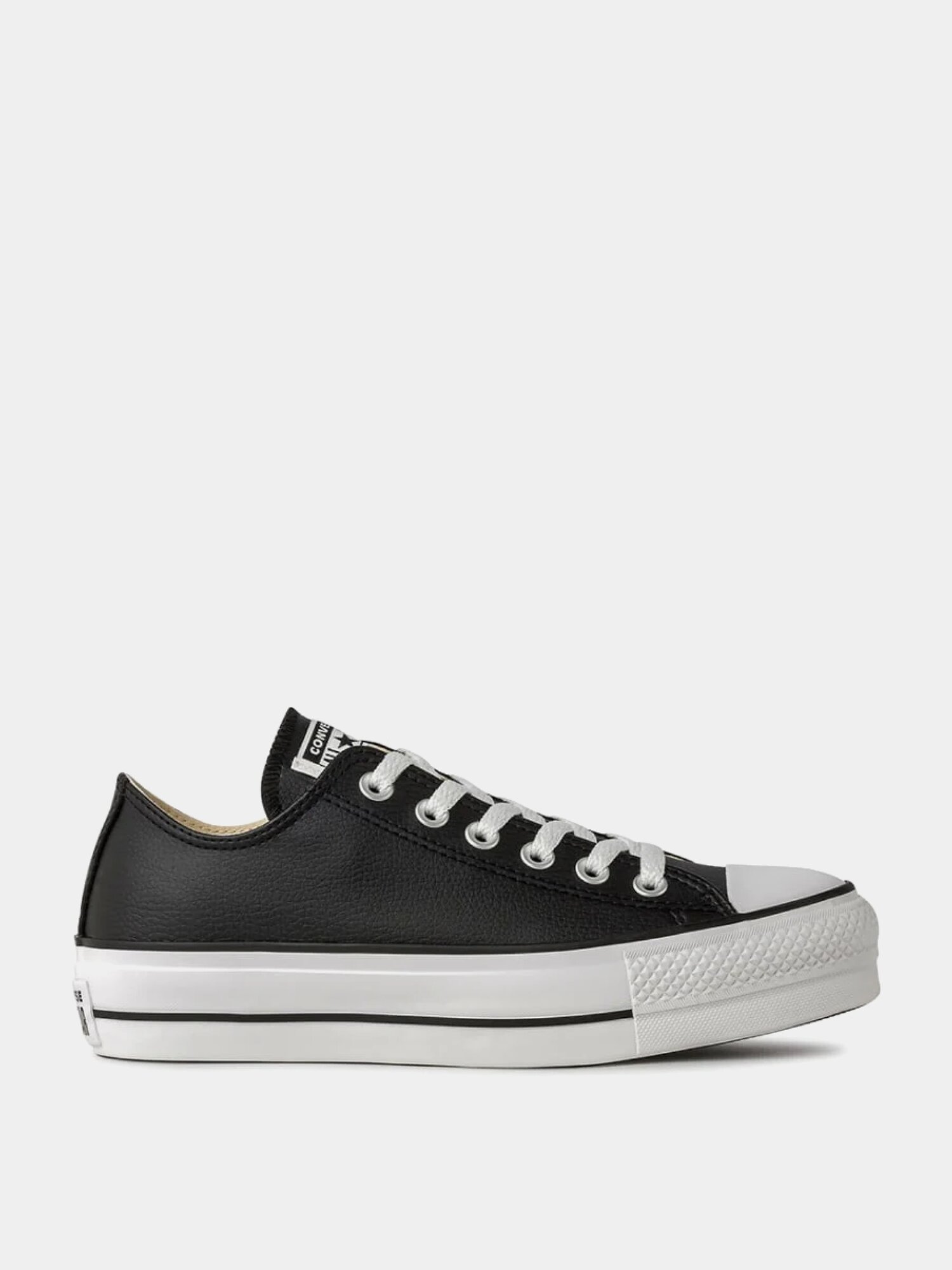 Кеды Converse Chuck Taylor Leather Low, размер 39 EU, black/white