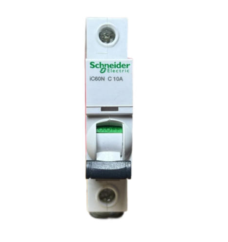 Автоматический выключатель iC60N 1P 10А 6кА (хар-ка C) Schneider Electric A9F74110