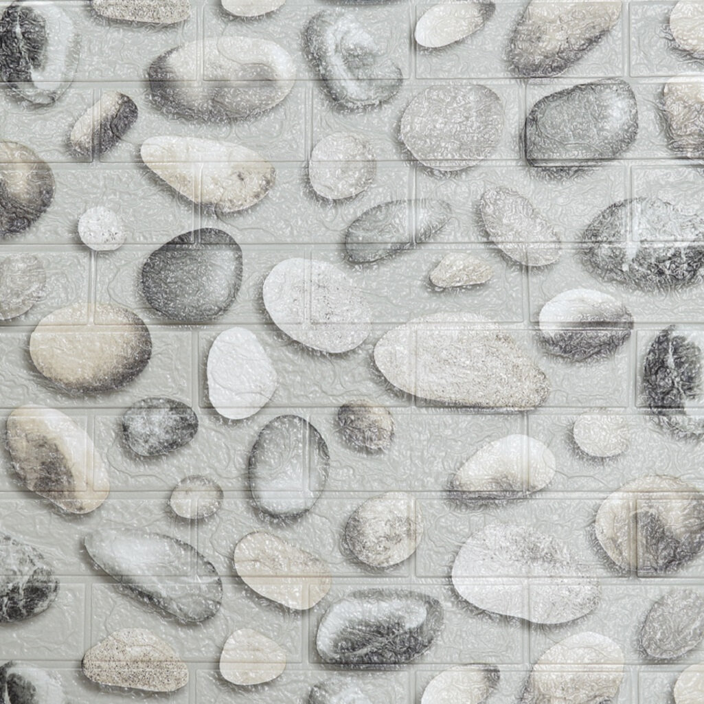 Панель ПВХ самоклеящаяся 3D BZ1-JS-027 под камень 4х700х770 мм 2 шт.