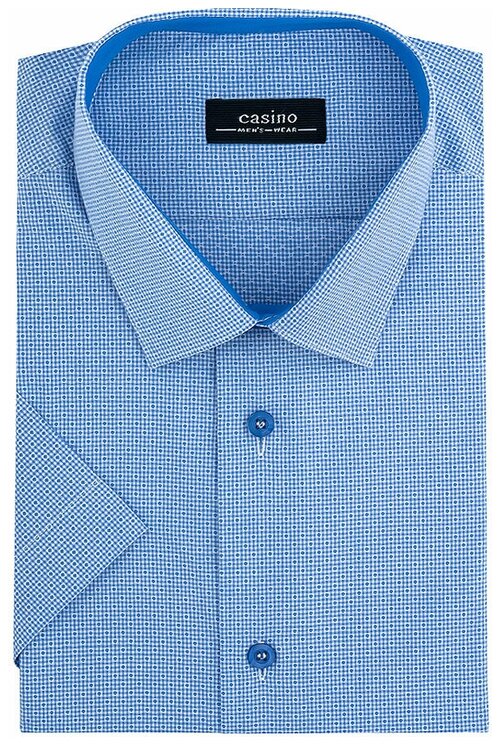 Рубашка Casino, размер 174-184/39, голубой