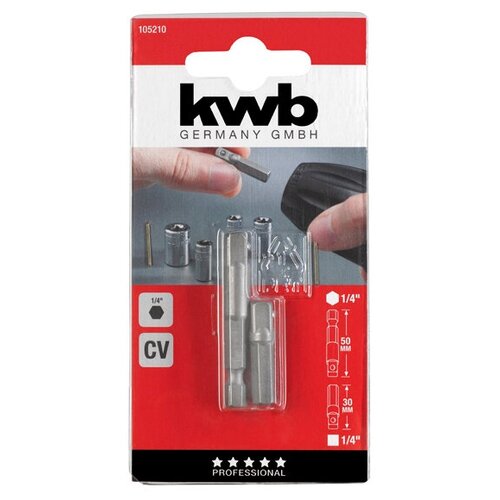 Адаптеры kwb для торцевых головок 14 3050мм 1056₽