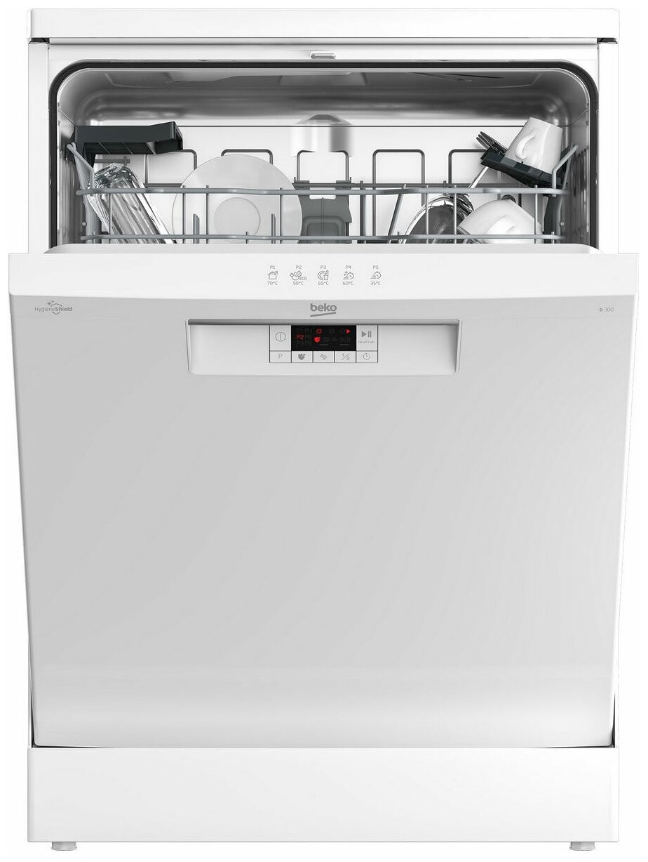 Посудомоечная машина 60см BEKO BDFN15422W белый (14 компл, диспл) - фотография № 2