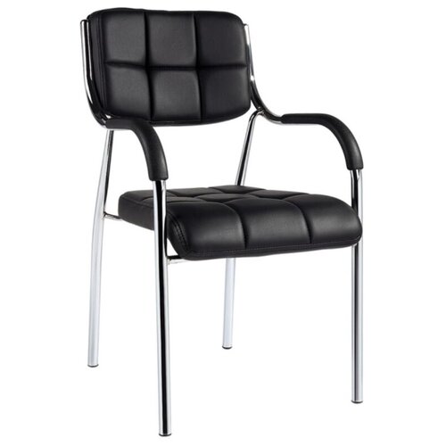 Стул BN_TQ_Стул Echair-805 VP кожзам черный, хром