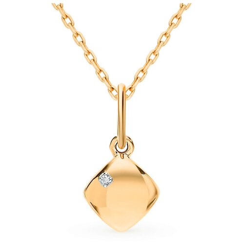 фото Подвеска из золота с фианитом яхонт ювелирный арт. 174198