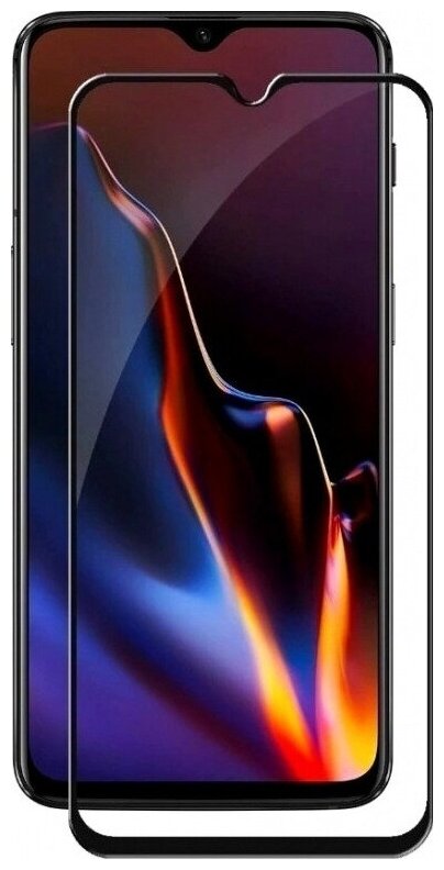 Защитная глянцевая керамическая пленка на Samsung Galaxy А13 4G / 5G / infinix X650 / Х650С /Hot 8 черная рамка