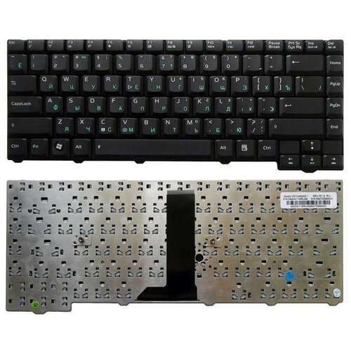 Клавиатура для ноутбука Asus 04GNI11KRU20-1 28pin Русская Черная 1070₽