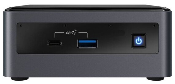 Nettop Intel NUC, Intel Core i7-10710U, 4.7 GHz Turbo, DDR4-2666 SODIMM (up to 64Gb max), VGA Intel UHD Graphics (USB-C(DP1.2)+HDMI 2.0a), 4xUSB3.1, 1