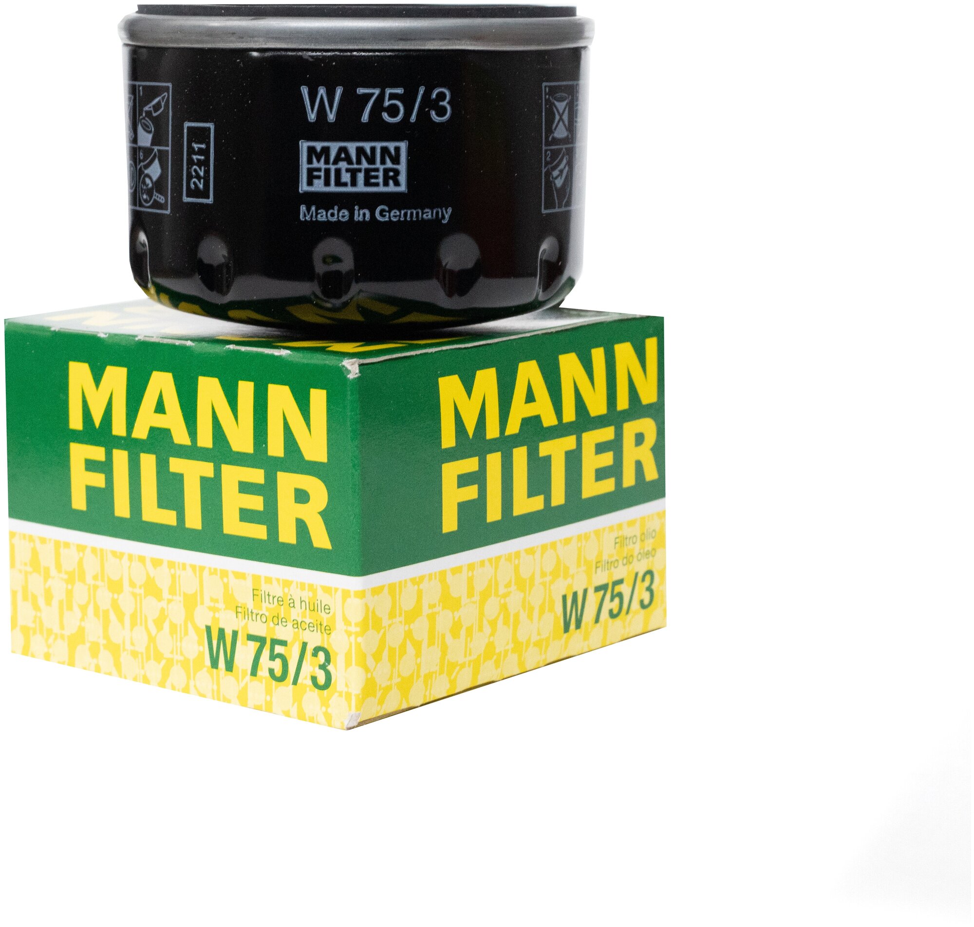 Фильтр маслянный двигателя MANN-FILTER - фото №3