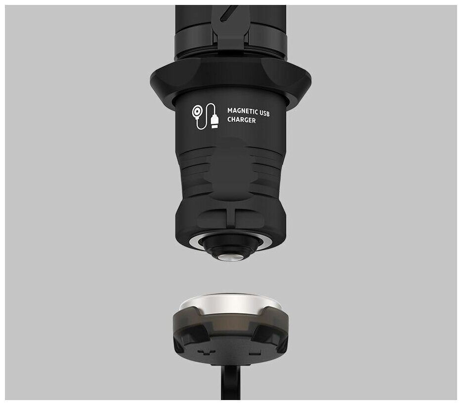 Тактический фонарь ARMYTEK Predator Pro Magnet USB белый свет F07301C