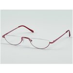 Готовые очки для зрения Marcello GA0060 с диоптриями /Очки женские, мужские корректирующие/Очки лектор металлические в футляре - изображение