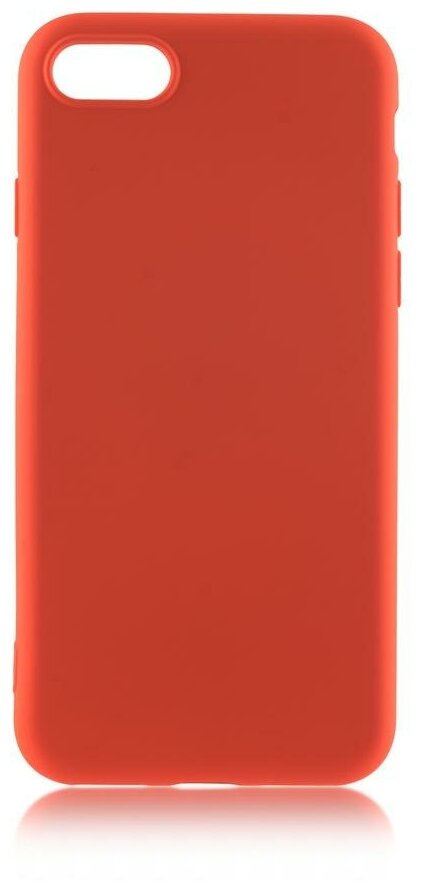 Чехол для Apple iPhone 7\8\SE (2020) Brosco Softrubber\Soft-touch красный