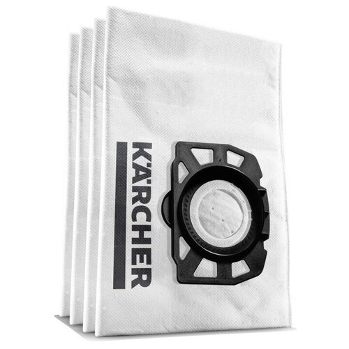 Фильтр-мешки KARCHER 2.863-314.0 из нетканного материала KFI 357, 4 шт. чехол на кушетку с завязками из нетканного материала 25 гр