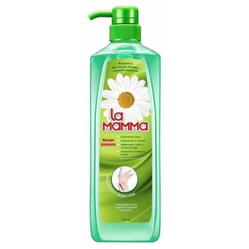La Mamma Жидкость для посуды, овощей и фруктов 