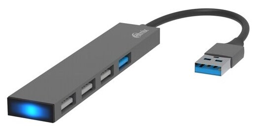Ritmix USB HUB HUB 4 порта Metal CR-4406