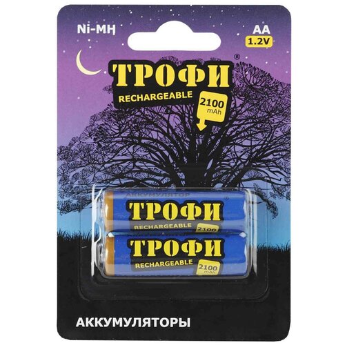 Аккумулятор Трофи HR6-2BL 2100mAh (20/240/11520)