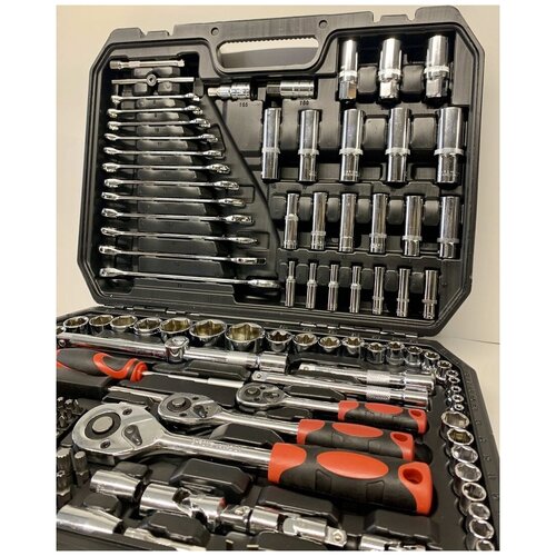 Набор из 218 предмета в чемодане для авто в кейсе, инструменты для дома, гаража