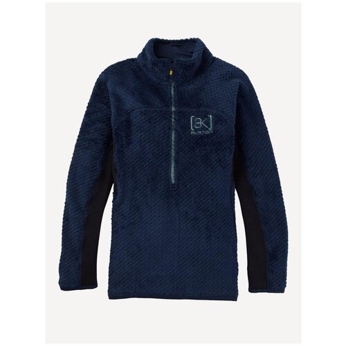 Флис сноубордический BURTON 2020-21 Ak Baker Hi-Loft Quarter-Zip Fleece Dress Blue (US:L)