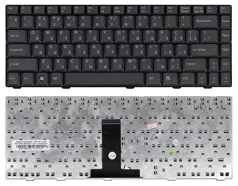 Клавиатура для ноутбука Asus 04GNH41KPO00 черная версия 1 1020₽