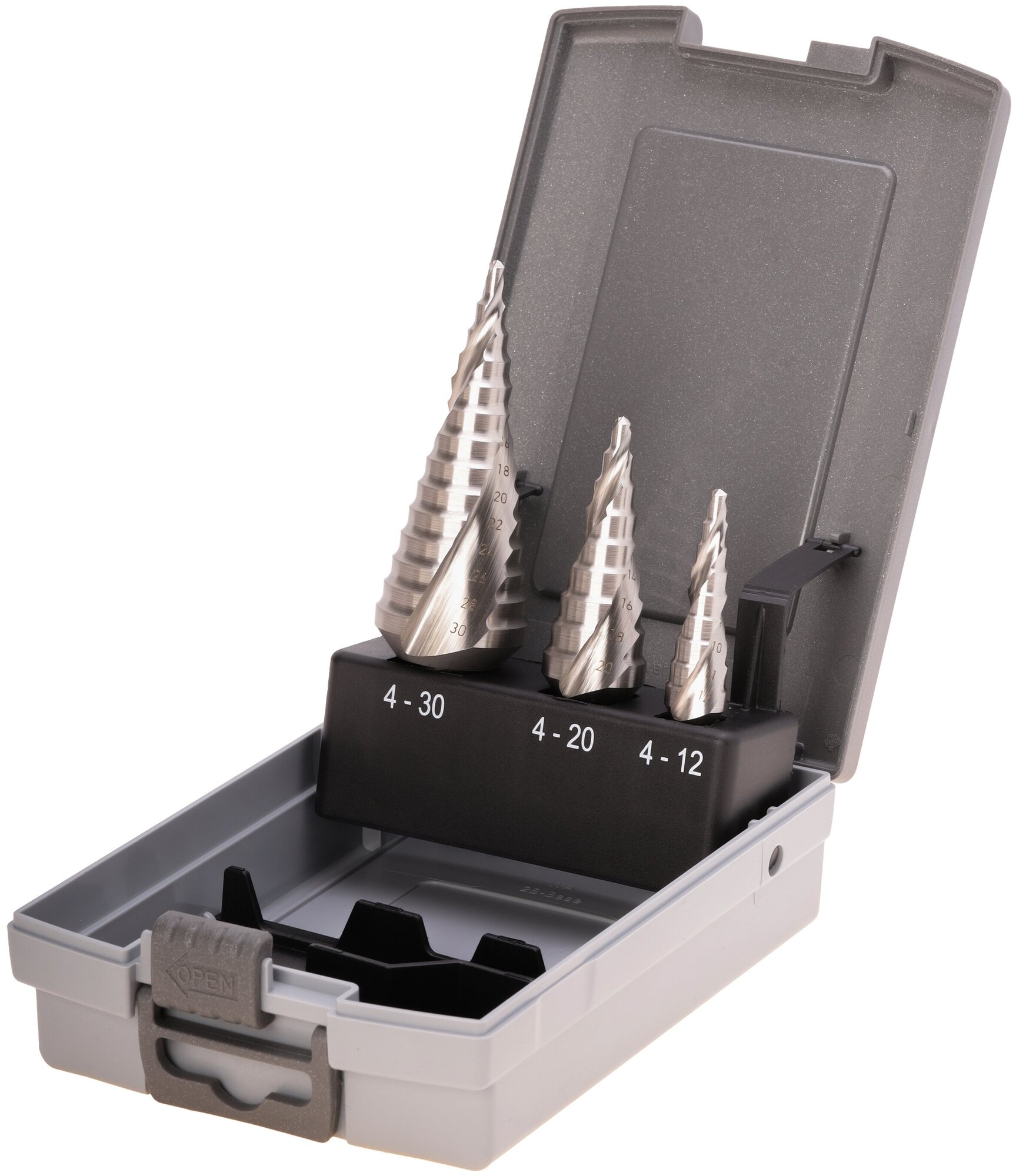 фото Набор ступенчатых сверл Ruko 4-12/4-20/4-30мм NextGeneration HSS-G 101026RO