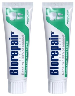 Зубная паста Biorepair Total Protective Repair 75 мл (2 штуки)