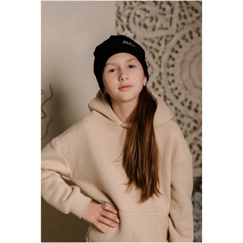 фото Шапка бини melixo, размер 49-55, черный