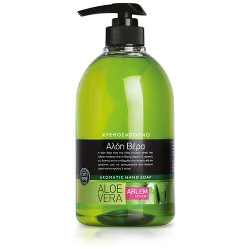 Farcom Жидкое крем-мыло для рук ARLEM с ароматом Алоэ Вера, Греция, пл. бутылка 1л