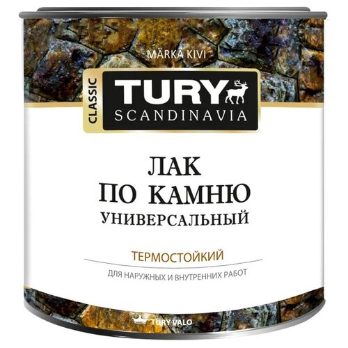 TURY по камню универсальный прозрачный, глянцевая, 1.7 кг