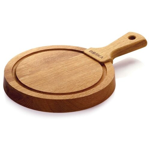 Доска для сыра круглая Boska Друзья 24х16х3 см, дуб