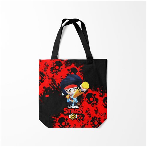 фото Сумка-шоппер / 40х40 см / геймерам / brawl stars bibilante burnettie